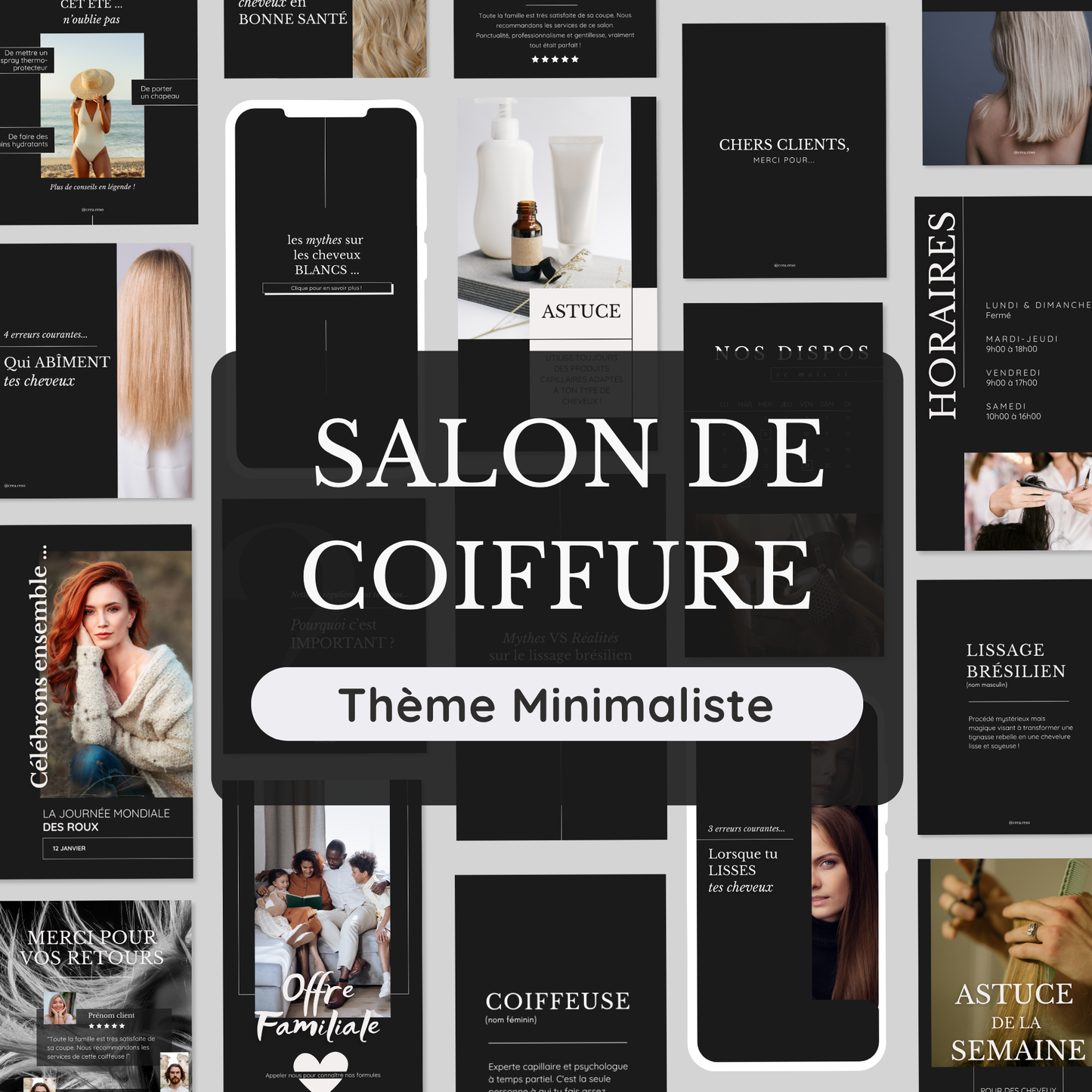 Salon de coiffure - Minimaliste
