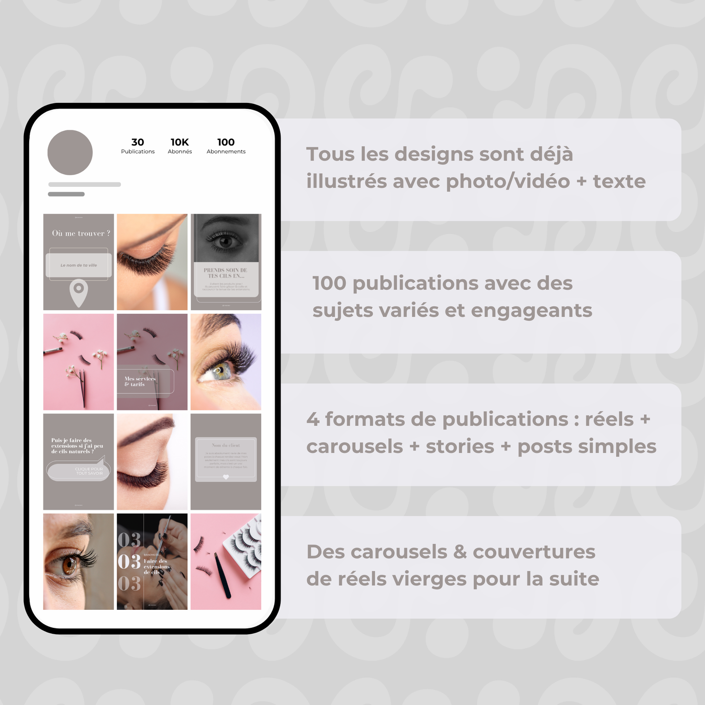 Extensions de cils - Transparent