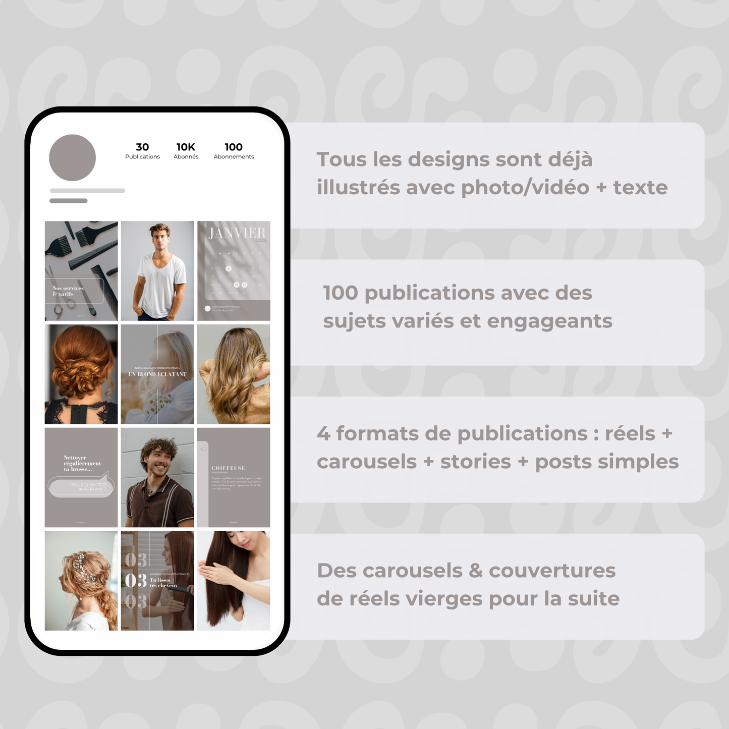 Salon de coiffure - Transparent