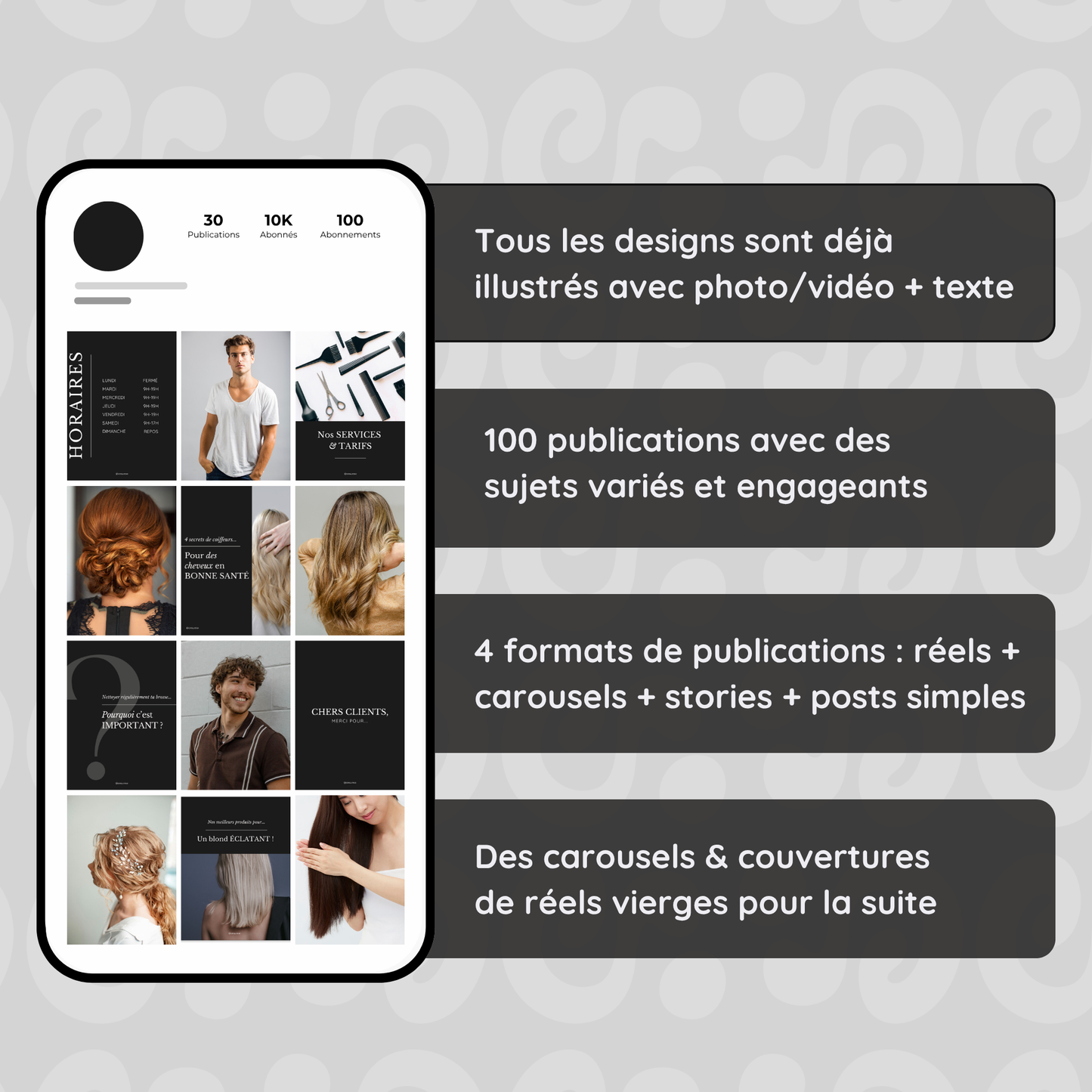 Salon de coiffure - Minimaliste
