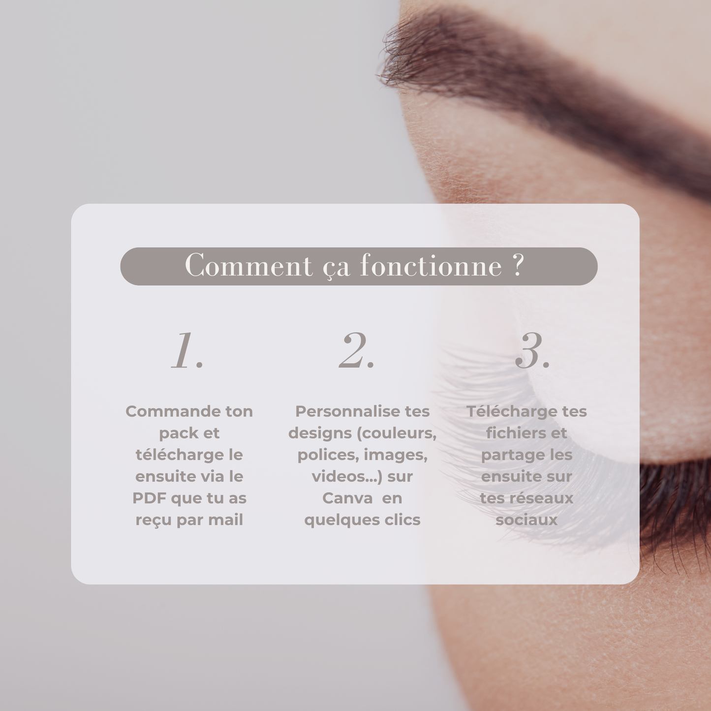 Extensions de cils - Transparent