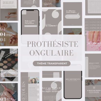 Prothésiste ongulaire - Transparent