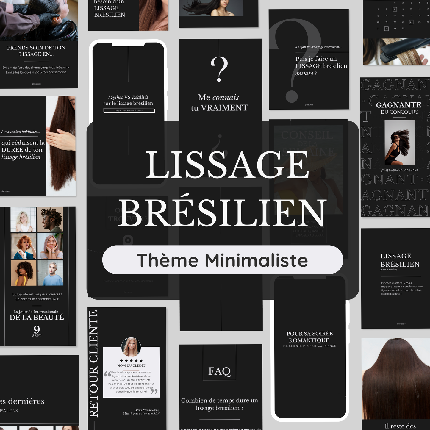 Lissage brésilien - Minimaliste