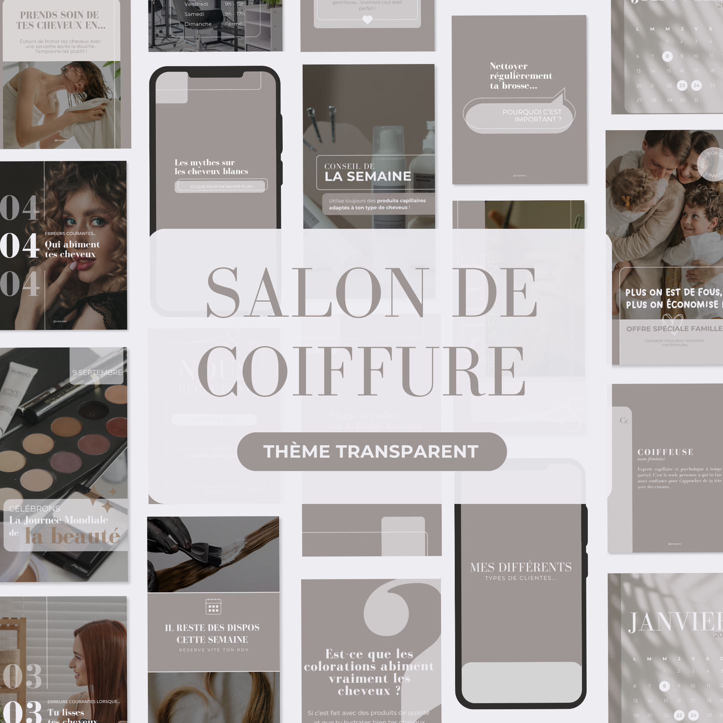 Salon de coiffure - Transparent