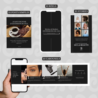 Extensions de cils - Minimaliste