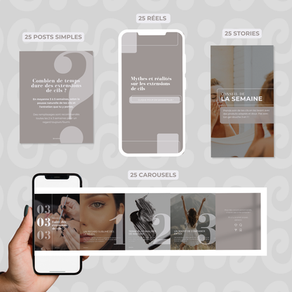 Extensions de cils - Transparent