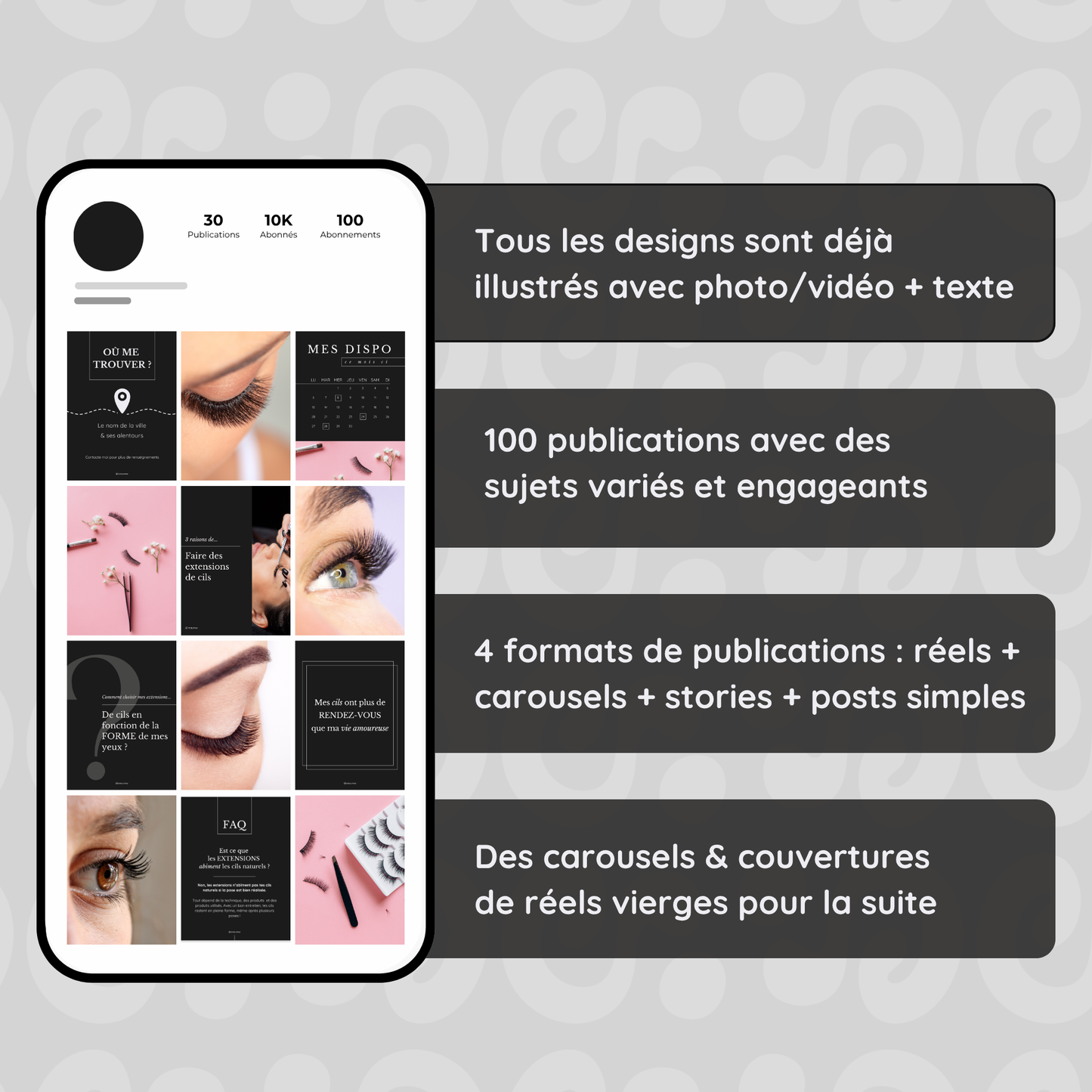Extensions de cils - Minimaliste