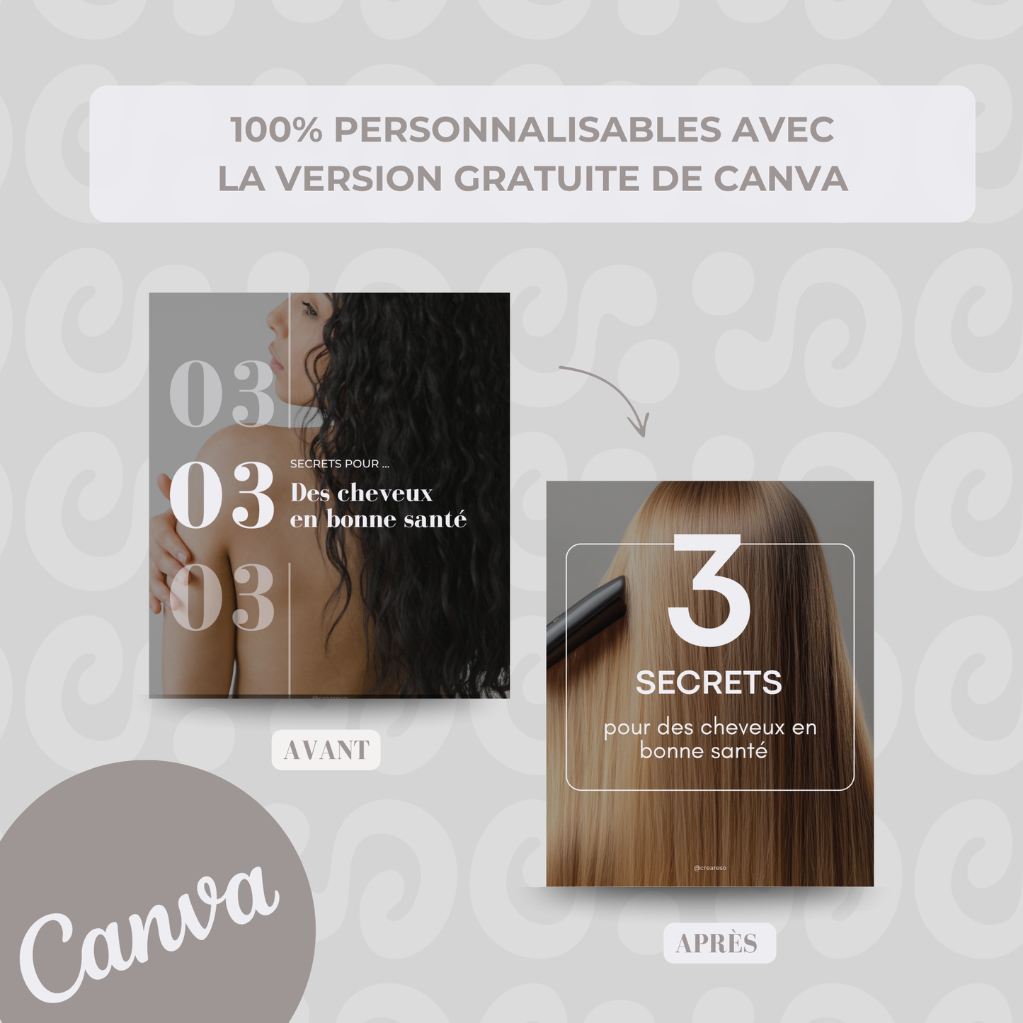 Coiffeuse à domicile - Transparent