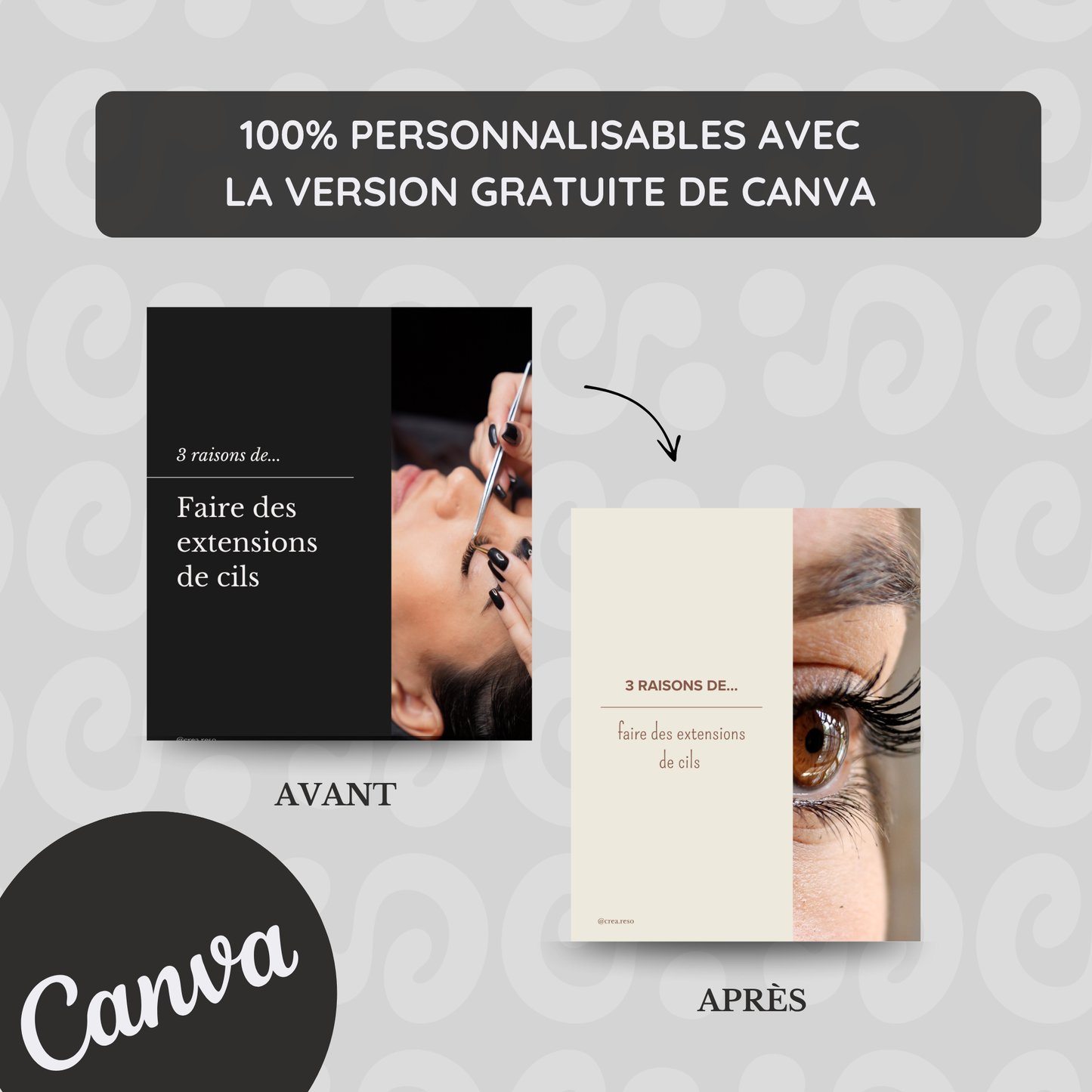 Extensions de cils - Minimaliste