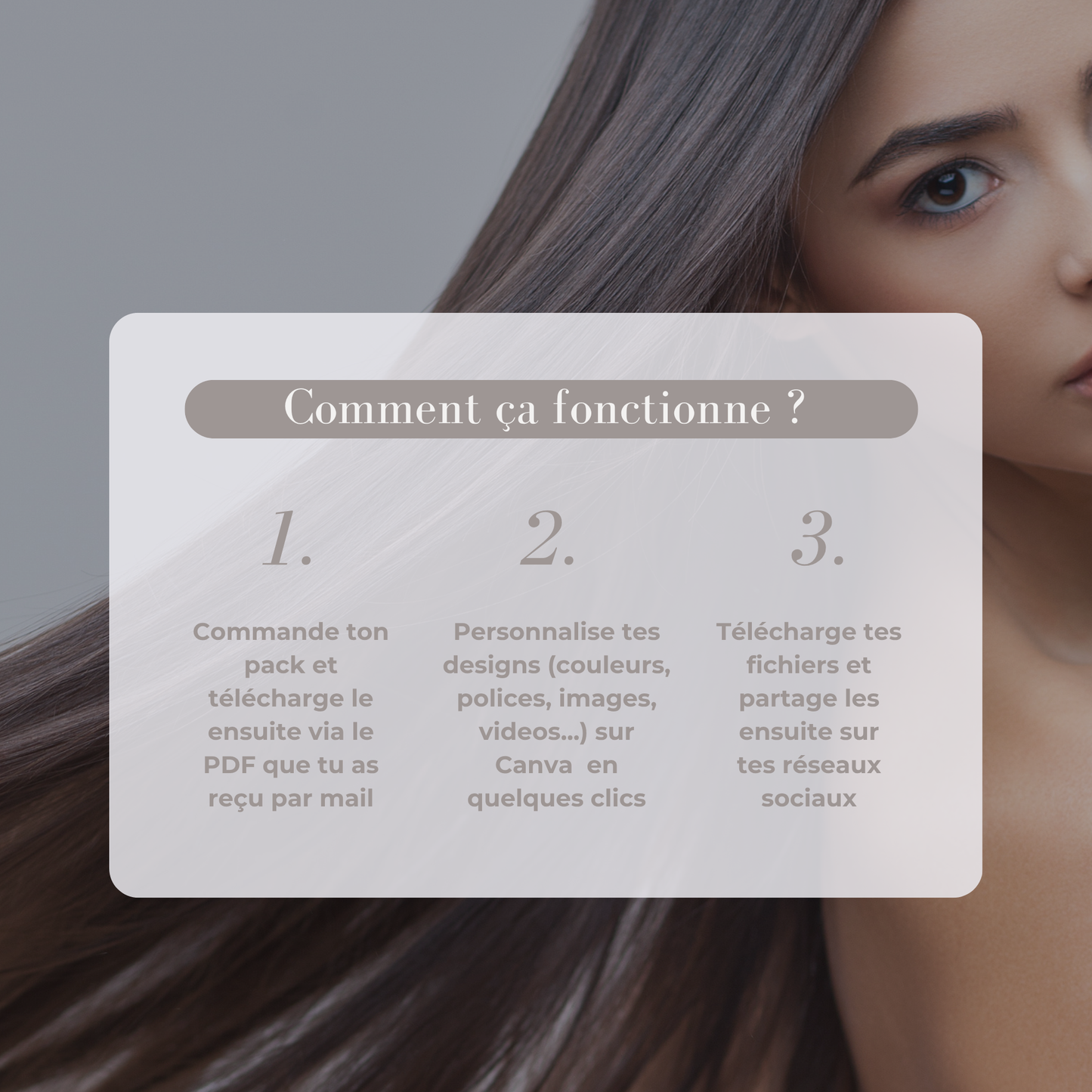 Coiffeuse à domicile - Transparent
