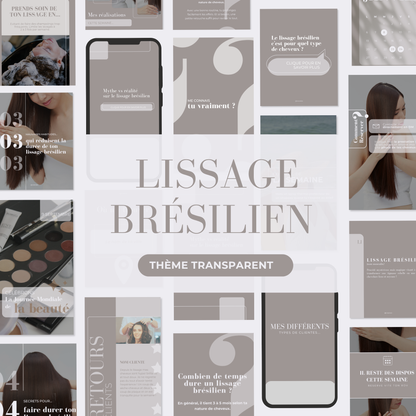 Lissage brésilien - Transparent